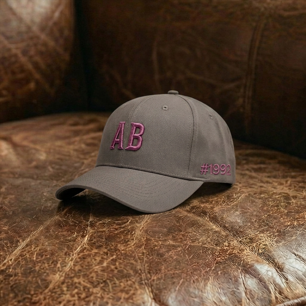 Andrea Berg Basecap „AB #1992“ – Grau/Pink