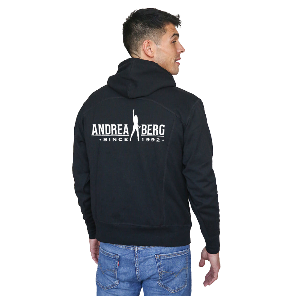 Andrea Berg – 2-in-1 Sweat-Jacke „Since 1992“ mit Rucksackfunktion